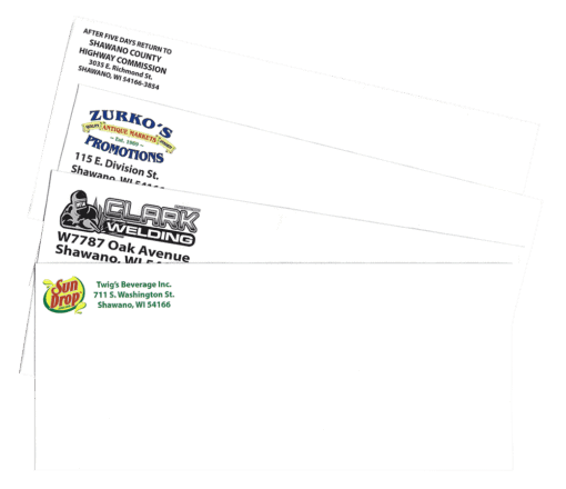 Shawano Wisconsin Envelope Printing